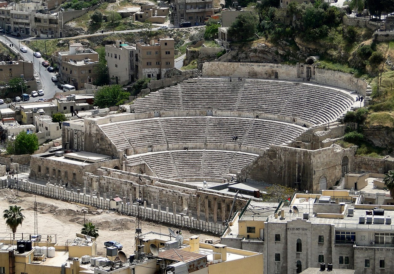 The Roman Theatre in Amman.