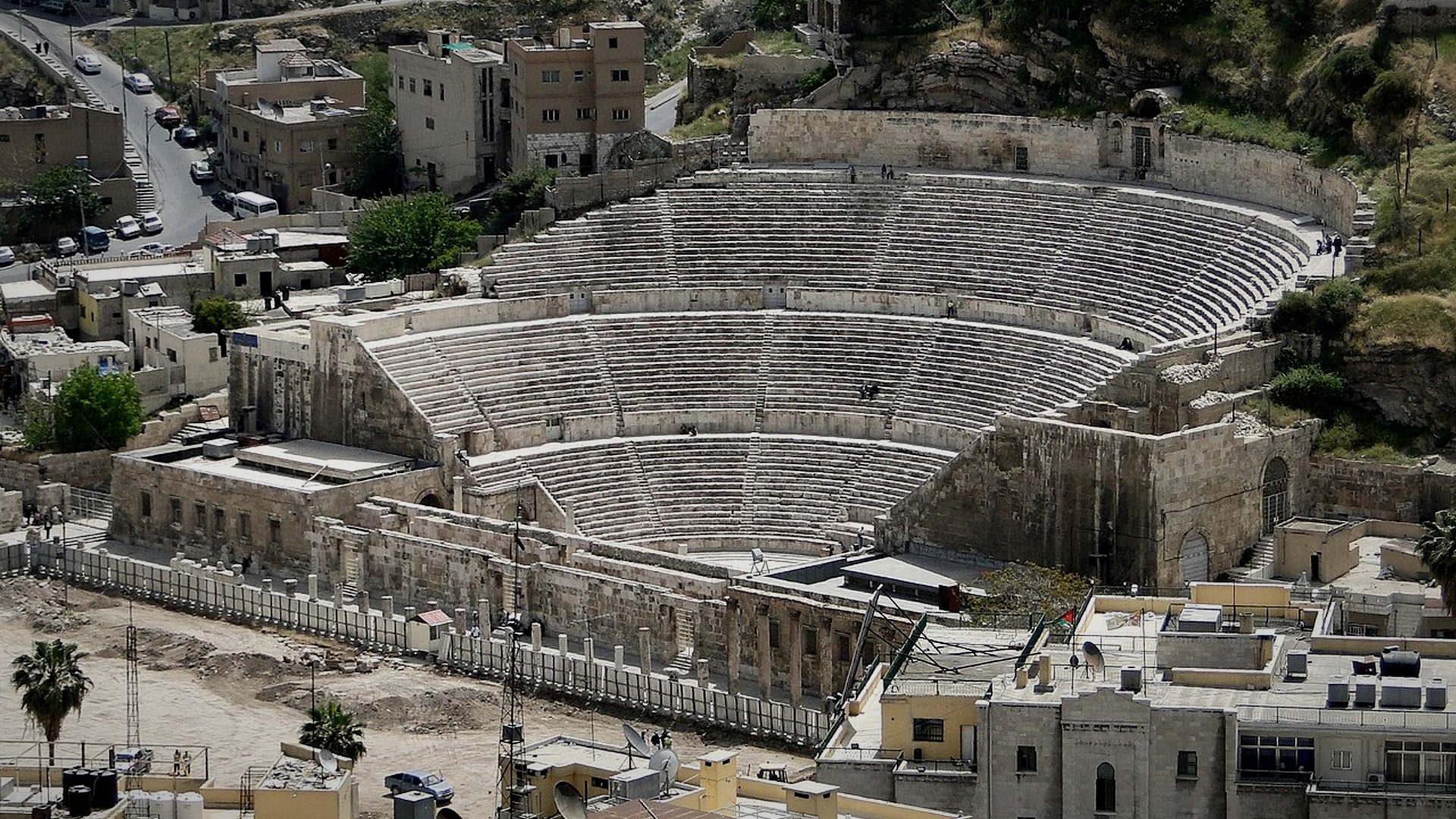 The Roman Theatre in Amman.