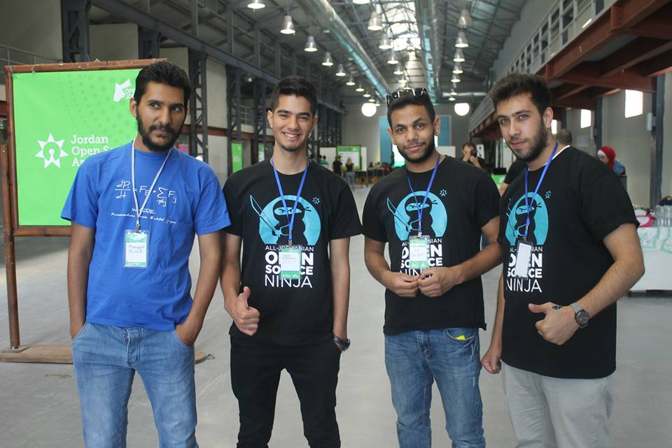 Muayyad Alsadi with the Jordan Open Source Association.